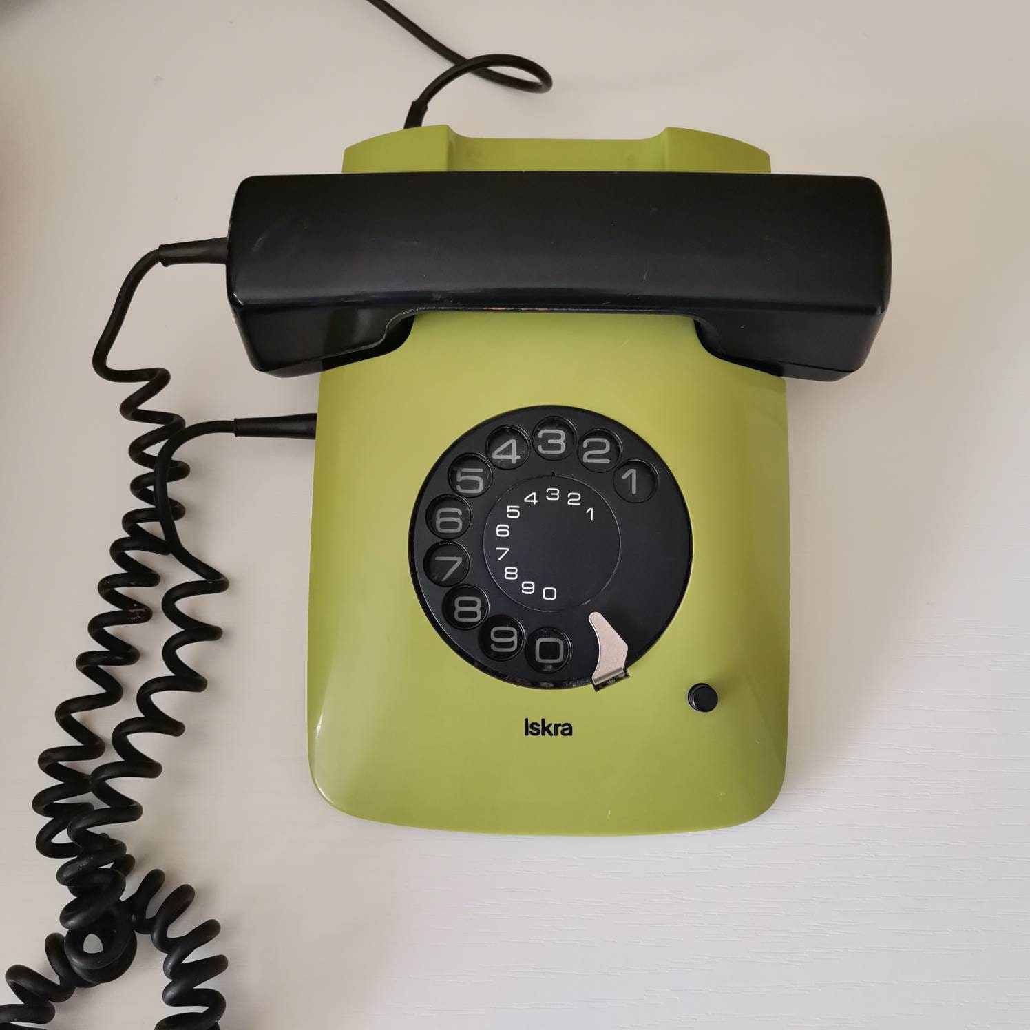 Iskra ETA 80 Green Phone, MADE IN Yugoslavia 1978, Landline 