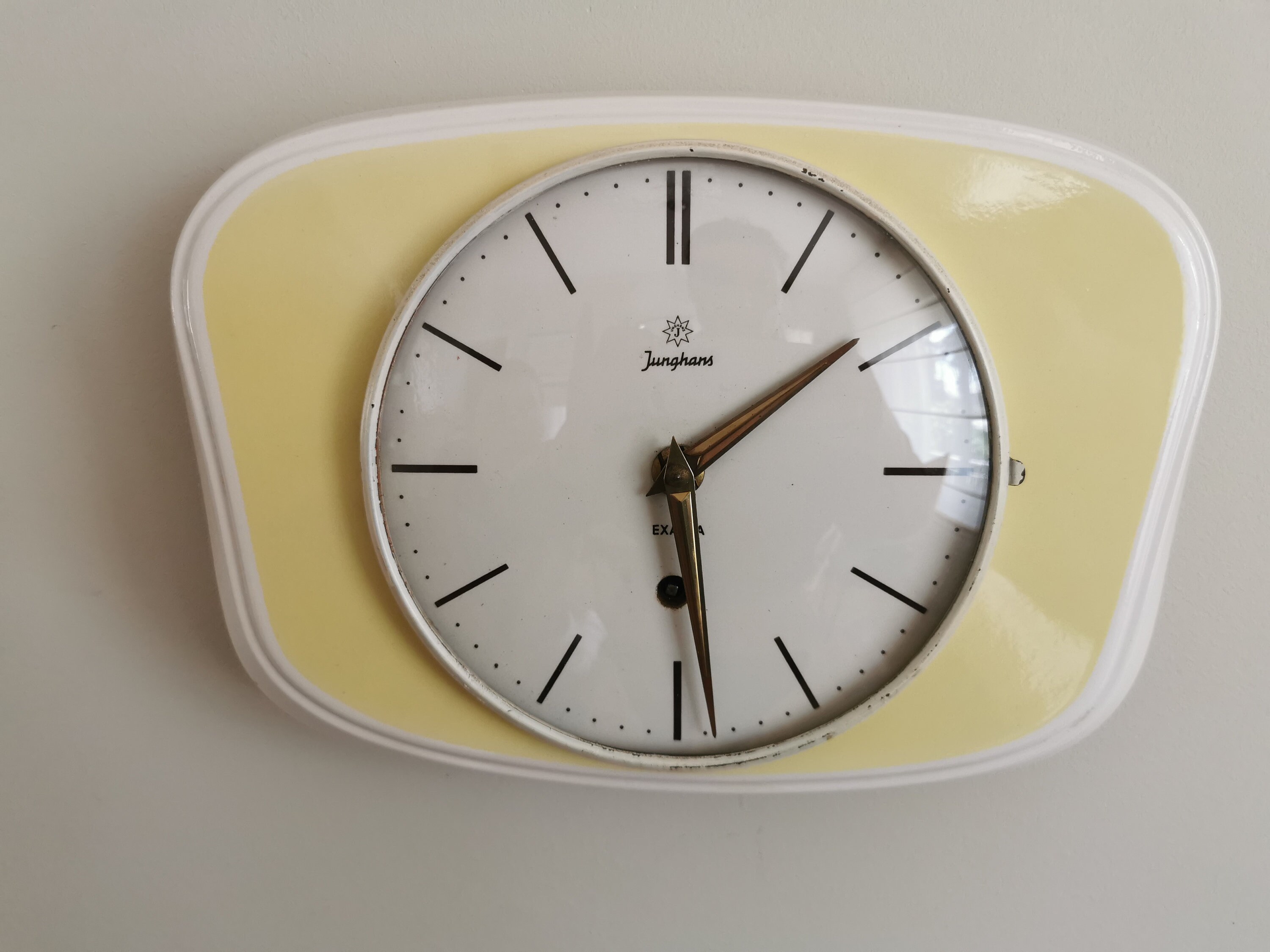 Vintage Junghans Ceramic Wall Clock: 1960s Mid-century Detail - Etsy