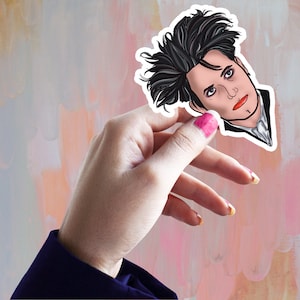 Robert Smith Sticker //Vinyl sticker, cute stationery, planner stickers, Band Stickers, The Cure