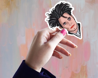 Robert Smith Sticker //Vinyl sticker, cute stationery, planner stickers, Band Stickers, The Cure