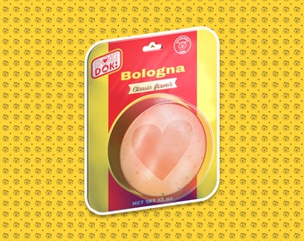 Large Bologna Sticker //Vinyl sticker, funny stationery, planner stickers, Food Stickers