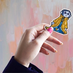 Coraline Sticker //Vinyl sticker, cute stationery, planner stickers, Movie Sticker