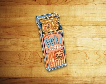 Pocky Halloween Candy Kawaii  Sticker //Vinyl sticker, cute stationery, planner stickers, Food Stickers, Candy, Japanese Candy