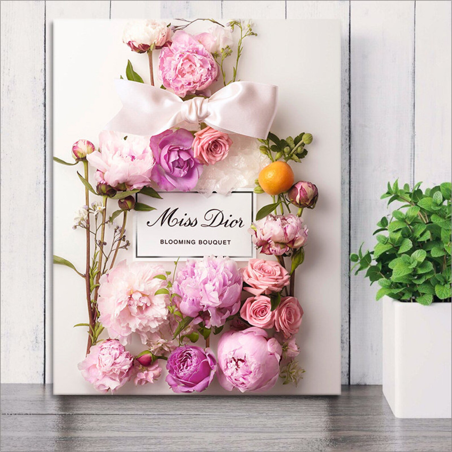 DIOR Wall art décor. Wall decoration. Canvas Dior wall print Etsy