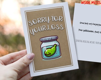 Get Well Soon - Gallbladder Removal Surgery - Printable Card - Digital Download (4.25" x 5.5")