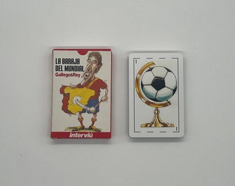 La Baraja del Mundial (World Cup Playing Cards) by Gallego & Rey (Published by Interviú) Football Soccer Commemorative Deck (Made in Spain)