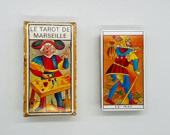 Vintage (1983) Le Tarot de Marseille by Maritxu de Guler (Published by Fournier) Spanish Marseille Tarot (Published in Spain) FIRST EDITION