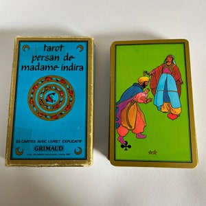 Problemer ankomst Ride Vintage Tarot Persan De Madame Indira 1981 Grimaud - Etsy