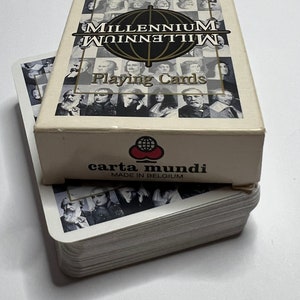 Vintage (2000) Carta Mundi Millenium Special Edition Playing Cards (Commemorative Playing Cards) Published in Belgium