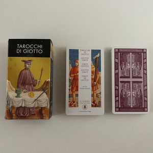 Vintage (2000s) Giotto Tarot (Tarocchi di Giotto) de Guido Zibordi Marchesi - Lo Scarabeo - Edición limitada italiana