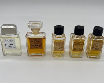 Vintage Chanel Mini Parfüm (Frangance Collection für Display) Made in France (Original französisches Miniatur Parfüm) Lot 2