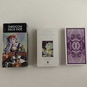 vintage (années 2000) Fey Tarot (Tarocchi delle Fate) par Mara Aghem - Lo Scarabeo - Édition limitée italienne