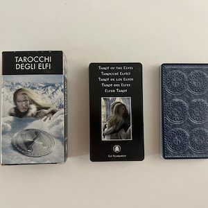 Vintage (2000s) Tarot de los Elfos (Tarocchi degli Elfi) por Davide Corsi - Lo Scarabeo - Edición Limitada Italiana