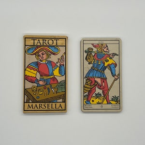 Vintage (2000) Tarot de Marsella von Lo Scarabeo (Major Arcana), die in Italien (Tarot von Marseille Large Size) mehrsprachige Ausgabe veröffentlicht wurde
