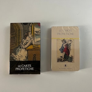 Vintage (2004) Karty Prorockie (Le Carte Profetiche) Opublikowane przez Lo Scarabeo (Tarot) RZADKA Oracle (talia niedostępna w druku) Wyprodukowano we Włoszech
