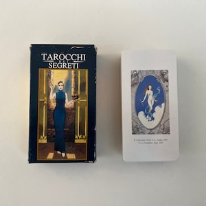 vintage (2001) Tarot secrets (Tarocchi dei Segreti) Tarot de los Segretos de Lo Scarabeo (fabriqué en Italie / Espagne) Jeu de cartes de collection POO