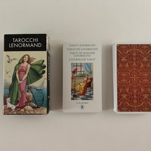 Vintage (2000s) Tarot Lenormand (Tarocchi Lenormand) de Ernest Fitzpatrick - Lo Scarabeo - Edición limitada italiana