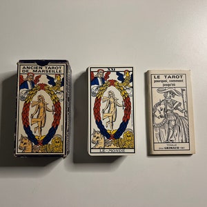 Cartas del Tarot Inglés Baraja de cartas del Tarot clásico Juego de cartas  del tarot de viaje Juego de mesa Power Deck con folleto guía 78 cartas del  tarot para principiantes