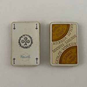 ヴィンテージ フランス Geslot-Voreux Jeu de 32 Cartes トランプ - フランス発行 - 32 カード - Sable des Flandres