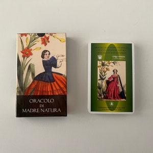 Vintage (2004) Oracolo di Madre Natura (Oracolo di Madre Natura) di Lo Scarabeo (Tarocchi) RARE Flora Oracle (Mazzo fuori stampa) Natura