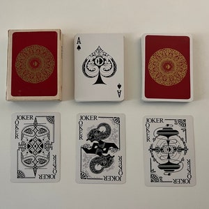 SELTENE (1980) Vintage Malaysische Daun Terup Spielkarten (Veröffentlicht in Malaysia) Asiatische Stammesspielkarten