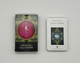 Vintage (2004) Oracle of the Gemstones (Oracolo delle Gemme) by Lo Scarabeo (Tarot) Deck Out of Print (Gemstones Oracle) Limited Edition