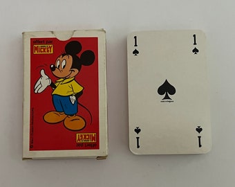 ULTRA RARE (1979) Disney “tarot Junior” by GRIMAUD Made in France
