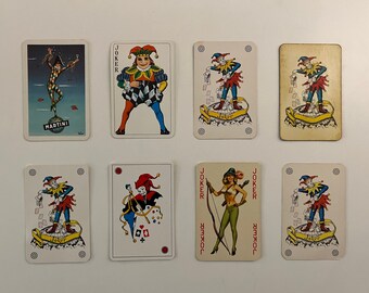 Vintage Joker Playing Cards - Single Card - Joker Collection - Swap Cards - Replacement - Arts & Crafts - Lot 7