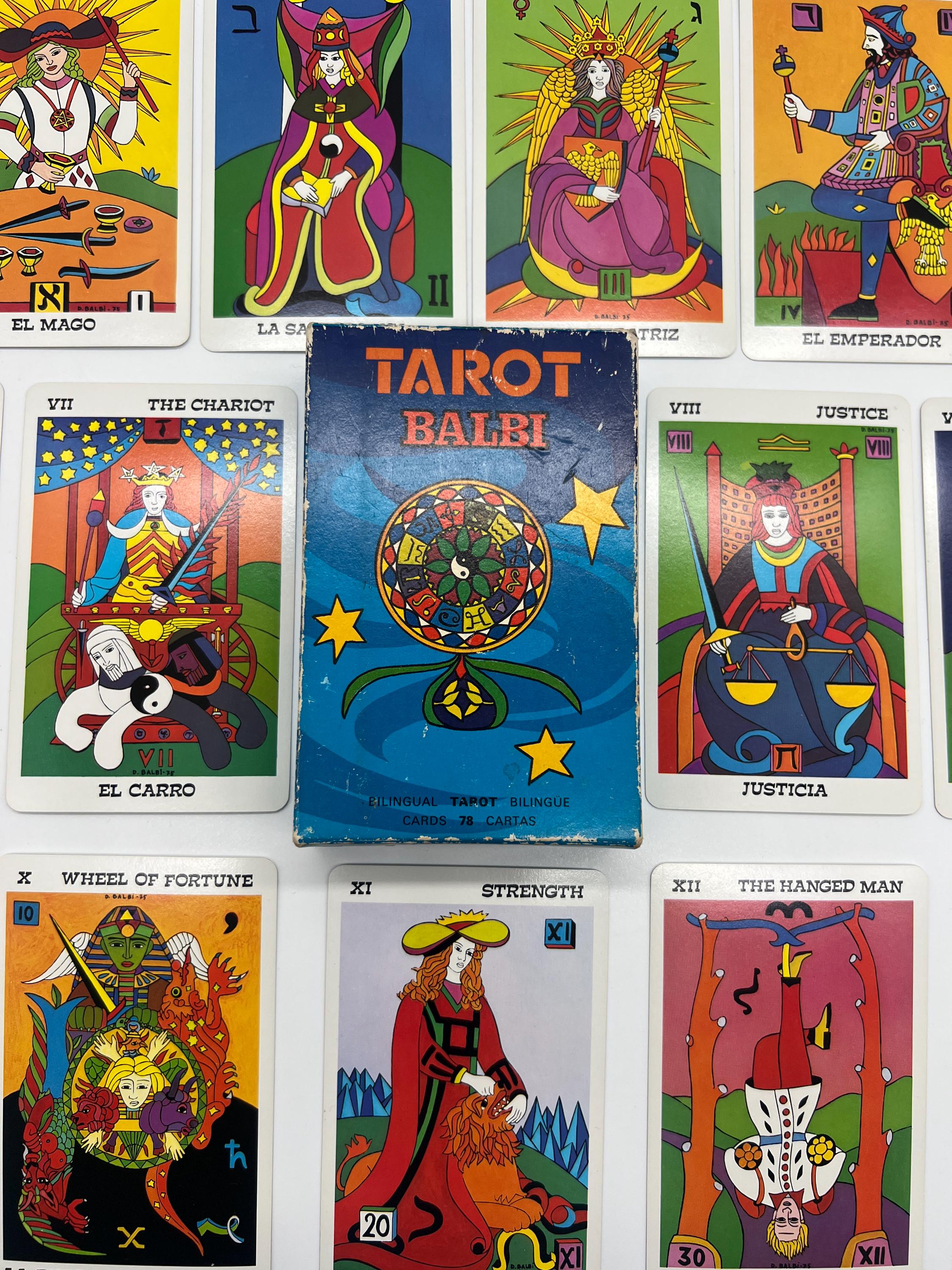 RARE Balbi Tarot (1976) by Fournier (designed by Domenico Balbi