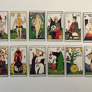Minor Arcana Einzelkarte (El Grand Tarot Esoterico 1976) Esoterisches Tarot von Fournier (Ersatzkarten), um verlorene oder beschädigte Karten zu ersetzen