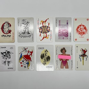 Vintage Joker Cards (Classic Playing Cards) Joker Card Collection (Ersatzkarten) Arts & Crafts (Tauschkarten) Kartenset - Lot 96