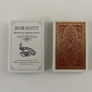 Vintage (1976) Bon Gout Breapols & Dierckx Zoon von CartaMundi - First Edition - Spielkarten aus Belgien