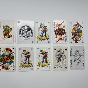 Cartas Joker Vintage (Cartas de Jogar Clássicas) Coleção de Cartas Joker (Cartas de Substituição) Conjunto de Cartas de Artes e Ofícios (Cartas de Troca) - Lote 58