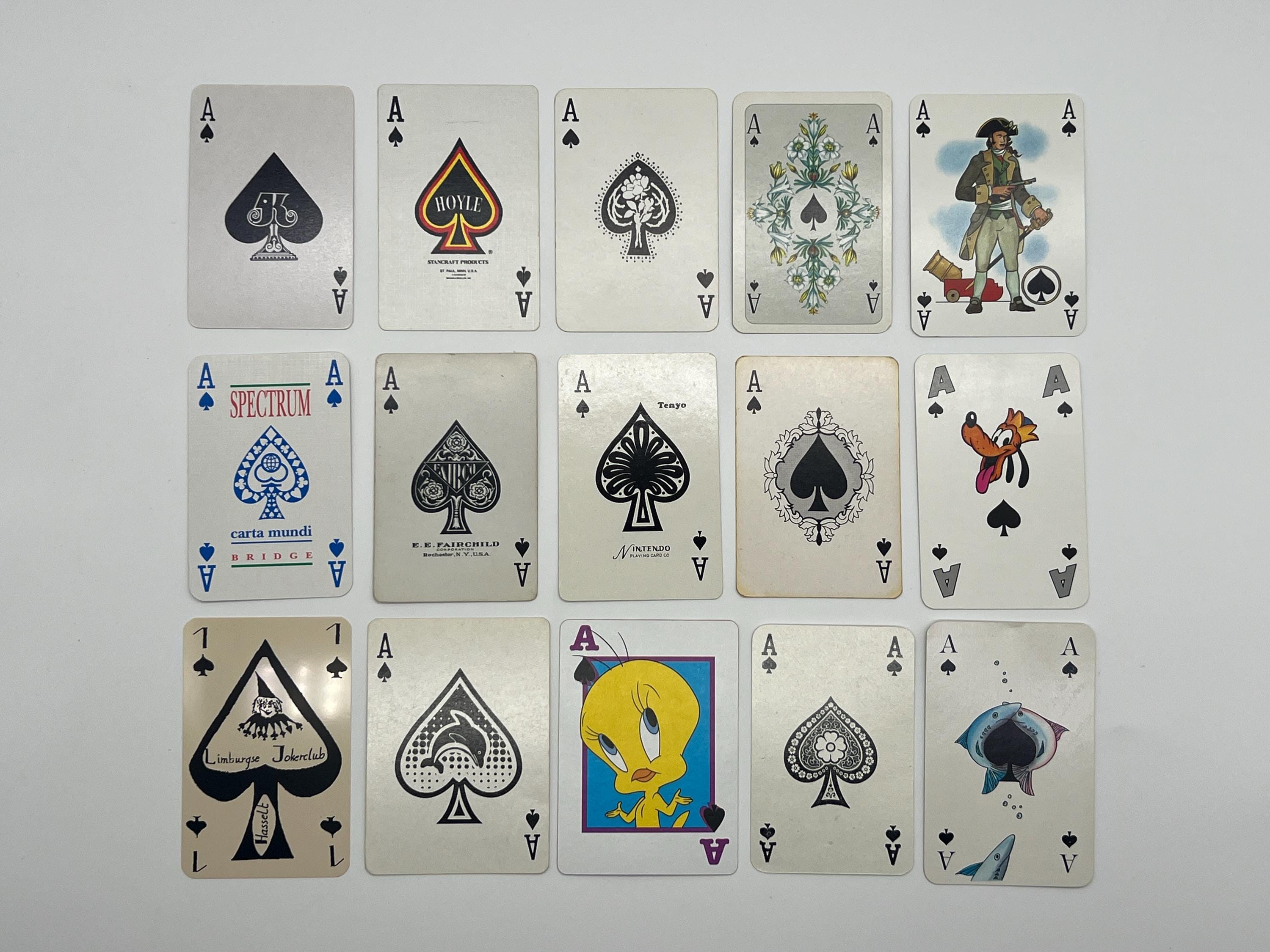 ace authentic limited edition playing cards Ace of Spades Laser Engraved Playing Card main image 0