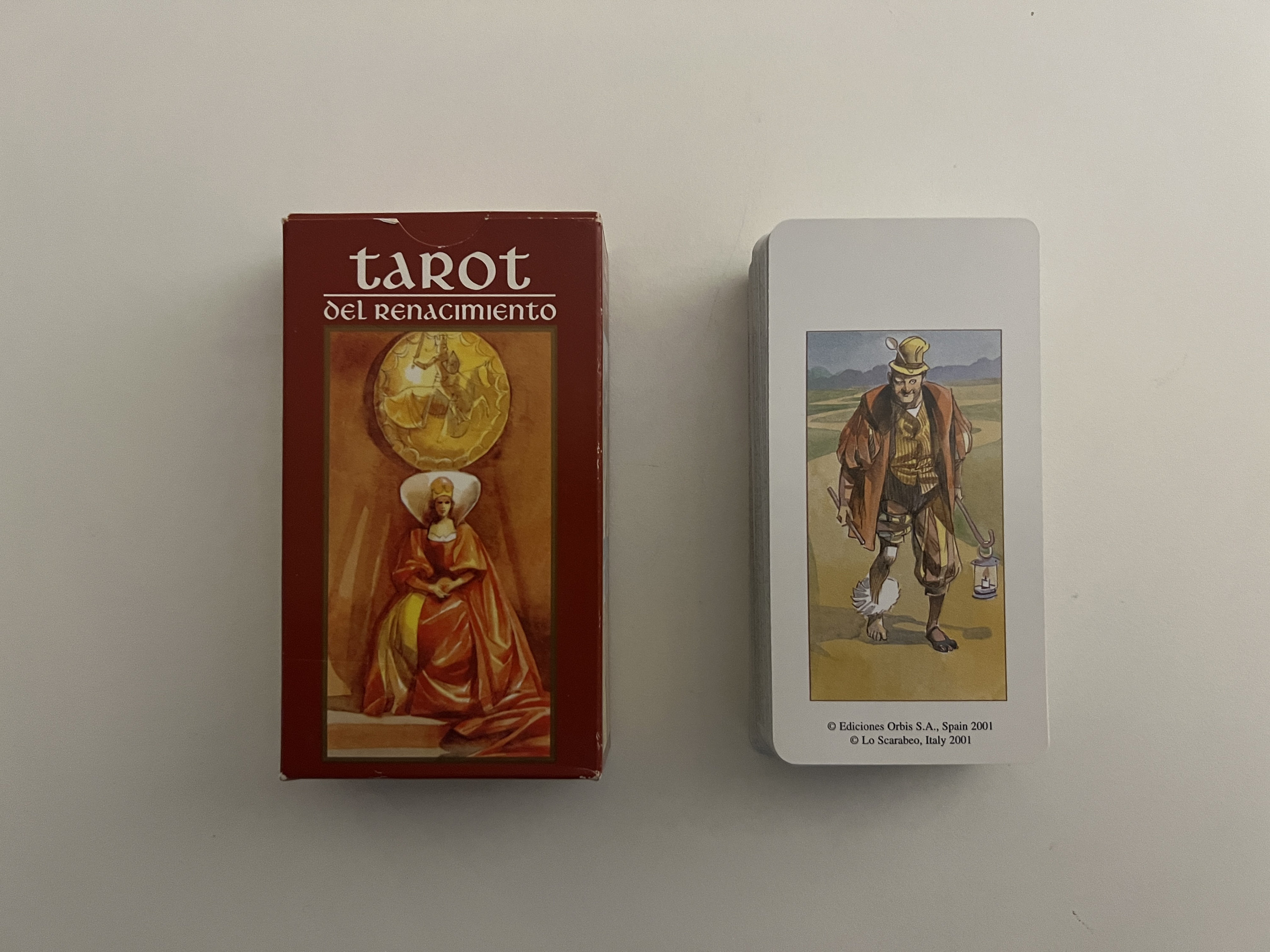 Vintage (2001) Renaissance Tarot (Tarocchi del Rinascimento) Tarot del Renacimiento by Giorgio Trevisan (Made in Italy / Spain) OOP Tarot