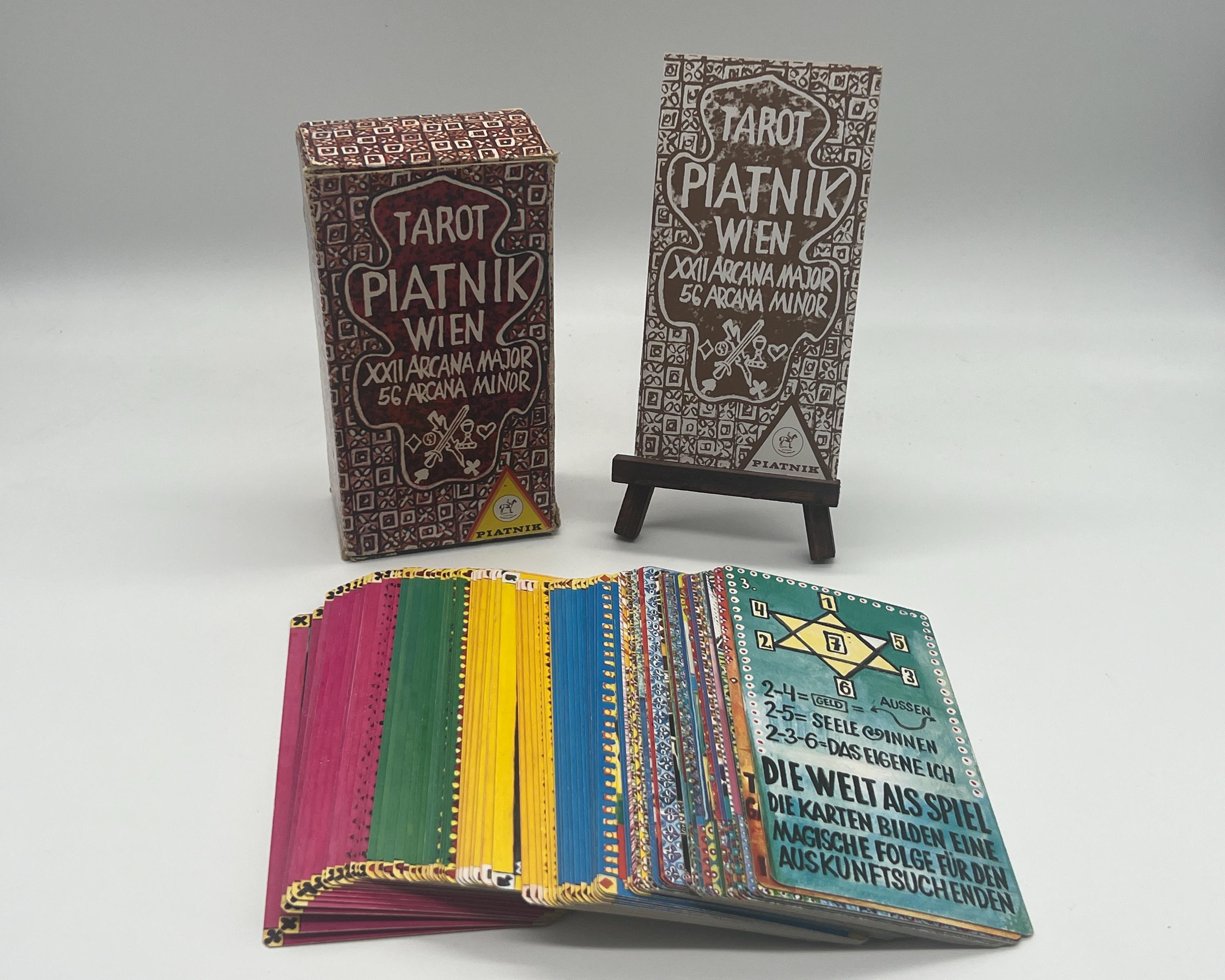 Tarot Piatnik Wien (1974) Rudolf Pointner Tarot (published Tarot Piatnik Wien (1974) Rudolf Pointner Tarot (published