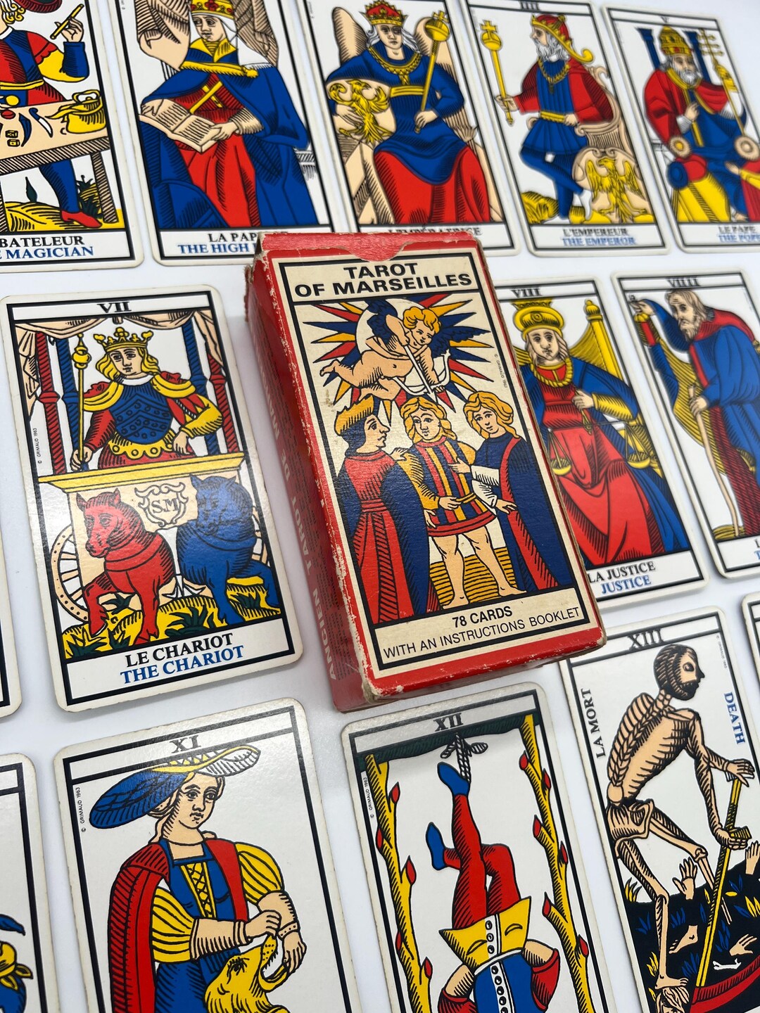 Tarot Nouveau B.P. Grimaud – 78 Cartes, Jeu De Collection Ancien