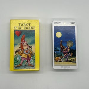 Vintage (2001) Tarot de los Duendes (Fairy Tarot 1990) by Antonio Lupatelli (Lo Scarabeo) Published in Spain (OOP Tarot Deck Collection)