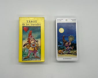 Vintage (2001) Tarot de los Duendes (Fairy Tarot 1990) by Antonio Lupatelli (Lo Scarabeo) Published in Spain (OOP Tarot Deck Collection)