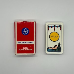 Vintage (1970er Jahre) Gioco Antico Cuccù (Altes Kuckucksspiel) von Masenghini (Spielkarten des 19.Jahrhunderts), veröffentlicht in Italien (italienisches Kartenspiel)