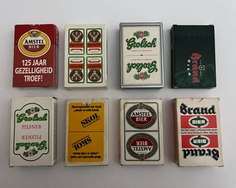 Vintage Playing Cards - Poker - Patience - Canastra - Famous Brands Playing Cards - Vintage Decks