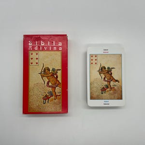 Vintage (2001) Wahrsagerin Sibyl (Sibilla Indovina) Sibila Adivina (Illustriert von Granville um 1830) Made in Italy / Spain (OOP) Lenormand