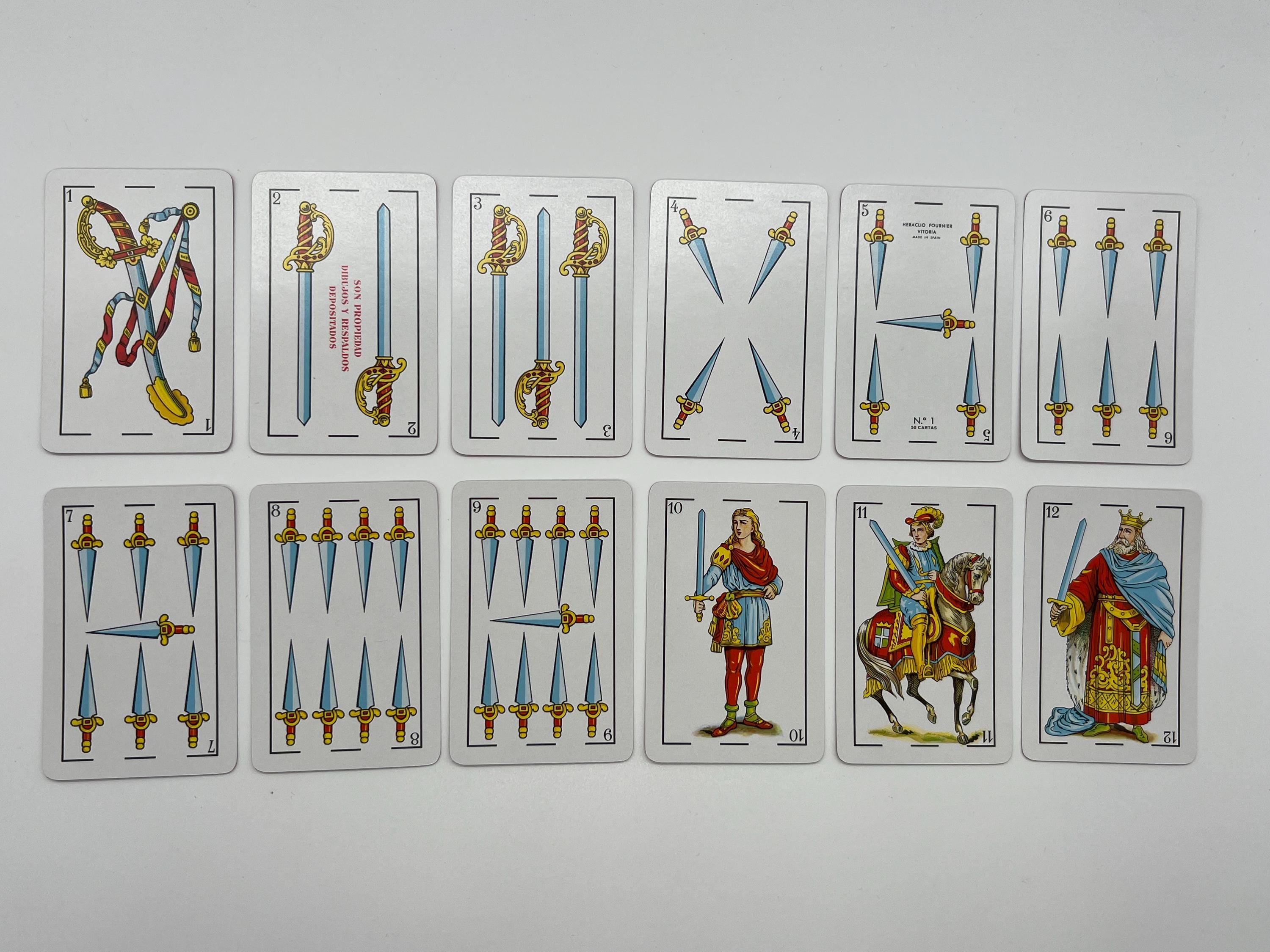 CARTES BARAJA ESPANOLA cartes à jouer espagnoles deck maîtres Na. Es