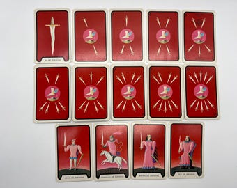 Vintage (1973) Baraja De Tarot James Bond 007 (witches Tarot) by