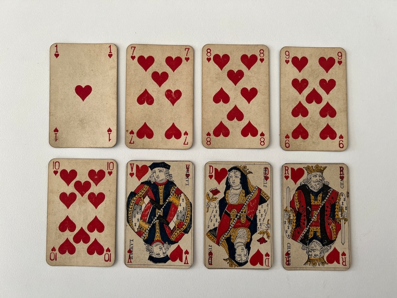 Ancien Jeu De 32 Cartes Vitrex Par B.P. Grimaud - Jeu De Société Vintage