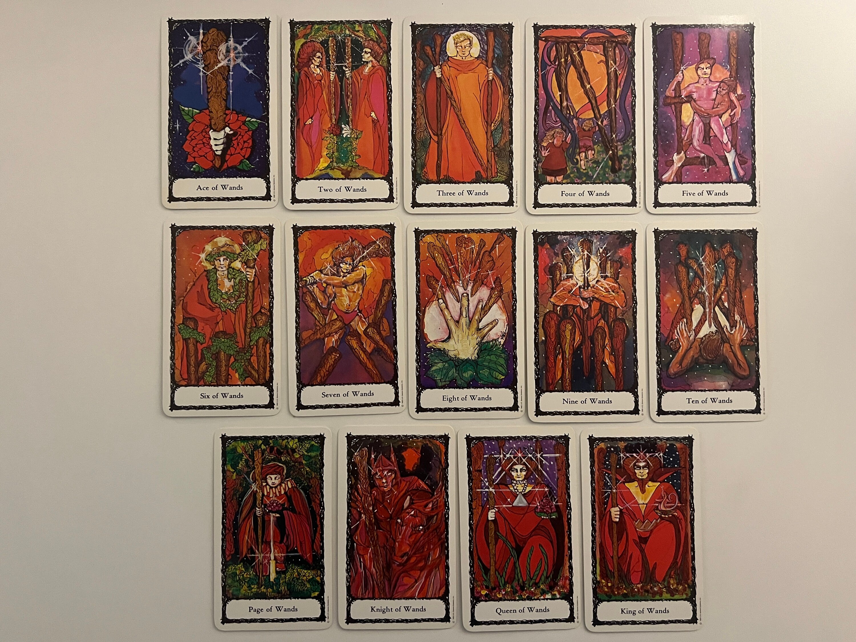 Vintage the Sacred Rose Tarot (1982) by Agmuller (illustrations by