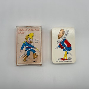 Vintage (1984) Jaques Original Snap (44 cartas) de Gibsons Editions (publicado en Gran Bretaña) Serie Pepys (juego antiguo de la década de 1900)
