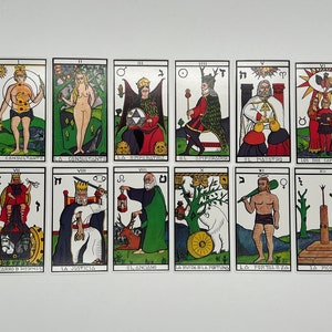 El Grand Tarot Esoterico 1976 by Fournier Vintage Edition Spanish Tarot Deck Deck Out of Print Classic Tarot published in Spain image 3