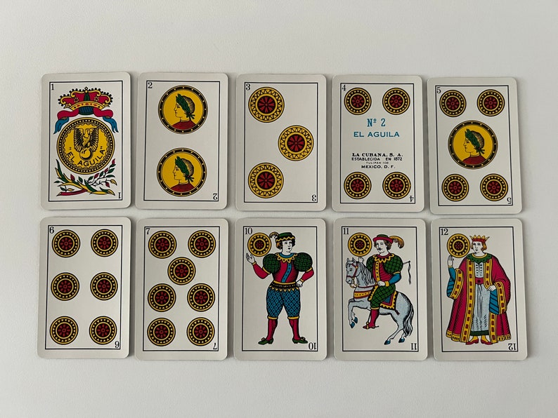 Vintage 1960 Naipes Finos Aguila Antigua Opaca la Cubana, SA Published ...