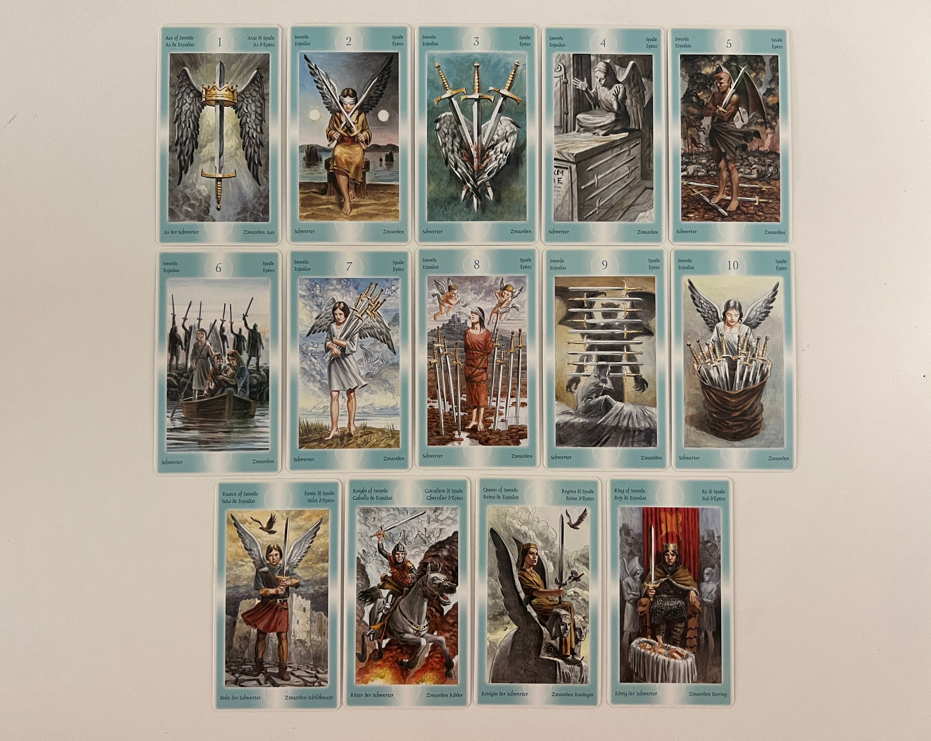 Vintage (2000s) Tarot of the Angels (tarocchi Degli Angeli) by